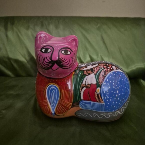 Mexican cat figurine - Picture 1 of 2